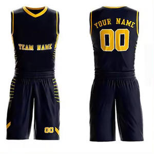 Tenue de basketball d'entraînement pour hommes, ensemble respirant, logo personnalisé, uniformes de basketball réversibles fabriqués au Pakistan - Product Image 3
