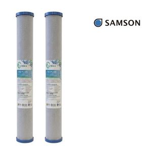 Filtre purificateur d'eau pour la réduction de la turbidité et des odeurs, cartouche de rechange en carbone pour la maison, structure de porosité avancée - Product Image 1