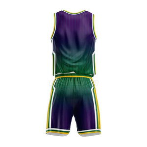 Ensemble d'uniformes de basketball personnalisés 2026 – Nouveau design, respirant, en polyester, maillot et short, grandes tailles, imprimé, haute qualité, OEM - Product Image 2