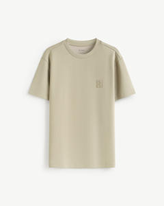 Camiseta de Hombre de Manga Corta, Tejida, Formal, Ajustada, Transpirable, Ecológica, Lisa, 100% Algodón, Personalizable, al por Mayor - Product Image 1