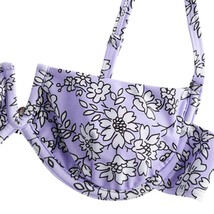 Traje de Baño Elegante para Mujer, Bikini de 2 Piezas con Cuello Halter y Lentejuelas, Tejido Premium de Spandex/Nylon, Colores Personalizados, Gran Venta - Product Image 4