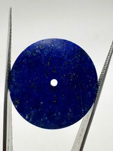 Natural Lapis Lazuli Watch Dial : 31.50 mm round One Sided Polished Watch <b>Face</b> - Product Image 2