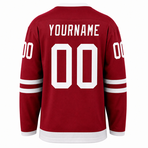 Maillots de hockey sur glace personnalisés pour adultes, impression par sublimation, service OEM, style vêtements de sport, vestes respirantes, personnalisation - Product Image 3
