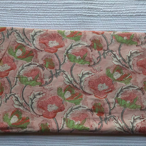 Breathable Cotton Block Printing Fabric By The Yard Garments Bags & Home Bedding Accessories Redesign Multipurpose Raw Fabric - Product Image 1