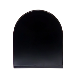 Black Galvanized Iron <b>Post</b> Mount Mailbox Outdoor Metal Mail <b>Box</b> Waterproof Rust Resistant for Home Apartment - Product Image 4