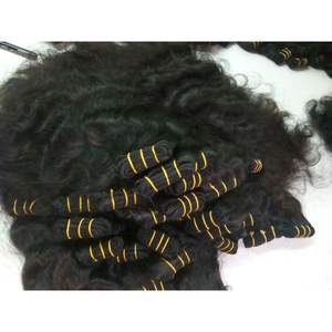 100% Virgin Indian Natural Curly <b>Hair</b> <b>Extensions</b> Human <b>Hair</b> 10-34 Inches HUMAN <b>HAIR</b> - Product Image 1