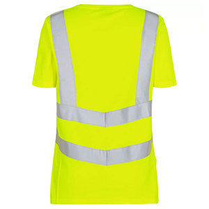 Camiseta de trabajo de alta visibilidad con cinta reflectante, 100% poliéster, ropa de trabajo de seguridad para trabajadores - Product Image 6