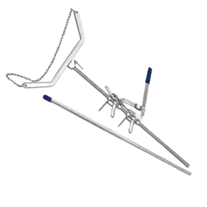 3 Pcs Ratchet Calf <b>Puller</b> OB Handle with 60 Inch Chain Veterinary Cattle Delivery Set Stainless Steel Obstetrical Calving <b>Tool</b> - Product Image 2