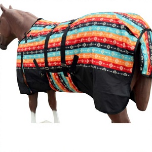 Manta Antimoscas para Caballos, de Algodón Puro, Transpirable, Impermeable, Manta de Protección Contra Moscas para Verano, Equipo Ecuestre - Product Image 4