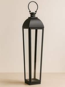 Faroles Decorativos Modernos de Metal Negro para Colgar, Ideales para Decoración del Hogar, Fiestas y Eventos - Product Image 3