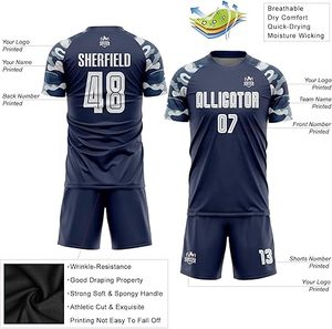 Uniforme de Fútbol de Último Diseño 100% Poliéster, Nuevo Estilo, para Adultos, Calidad Premium Profesional, Color Personalizado, Secado Rápido, Sin Mangas - Product Image 3