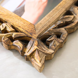 Marco de Fotos de Madera Maciza de Estilo Antiguo, Hecho a Mano, Decoración Tradicional para el Hogar u Oficina - Product Image 4