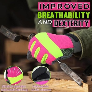 Guantes de Seguridad de Cuero Vacuno de Primera Calidad, Impermeables, con Protección UV, Unisex, para Uso en Exteriores, Alta Calidad, Bajo Precio - Product Image 3
