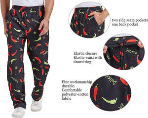 Pantalon de Chef Homme Coupe Droite Red Kap en Coton Côtelé 100% Personnalisable avec Logo, Fermeture Éclair et Décoration Décolorée Évasée - Product Image 5