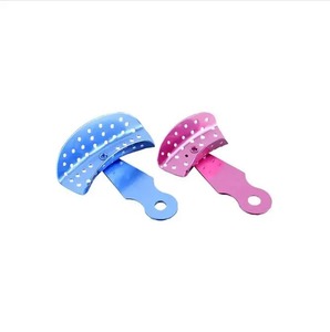 Juego de Bandejas para Impresiones Dentales Superior e Inferior S M L, Múltiples Colores, Bandeja Manual de Plástico para Dientes, Herramienta de Odontología, Material de Laboratorio CE - Product Image 2