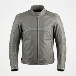 Veste de moto en cuir véritable pour homme de qualité supérieure, nouvelle arrivée, vestes de moto d'hiver, protections amovibles, personnalisables - Product Image 1