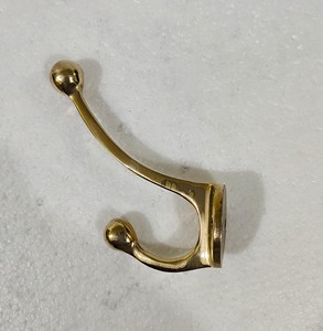 Brass Nordic Single Wall <b>Hooks</b> Kitchen Bathroom Furniture <b>Black</b> Nickel Eco-Friendly Flexible Design 2-Piece <b>Hooks</b> - Product Image 4