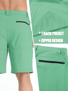 Shorts décontractés anti-rides pour hommes avec taille élastique et décoration appliquée 100% polyester pour la maison, les voyages et l'usage quotidien - Product Image 6