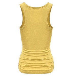 New high quality customized 100% Cotton Women Tank <b>Tops</b> Quick Dry breathable OEM Logo Tank <b>Tops</b> sleeveless for Women - Product Image 2