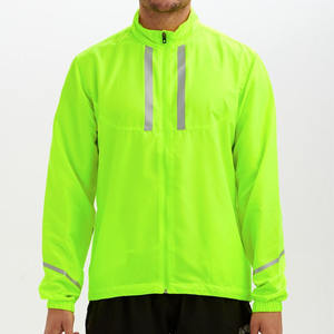 Chaqueta cortavientos reflectante ligera e impermeable para hombre, para correr al aire libre, transpirable, para hacer ejercicio. - Product Image 1
