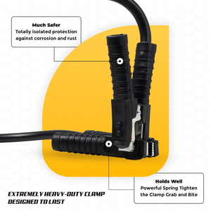 Cable de refuerzo Roadpower de alto rendimiento resistente de 4M negro amarillo conductividad Superior resistencia al calor clima frío perfecto - Product Image 6