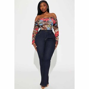 Skinny Fit Jeans <b>Women</b> High Waisted Slimming Denim <b>Trousers</b> Super <b>Stretch</b> Pencil Pants Dark Blue Lady Sexy Pants - Product Image 6