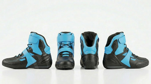 Accessoires de chaussures, bottes de moto antidérapantes, protection haute cheville, respirantes, chaussures de course pour moto, logo personnalisé - Product Image 5