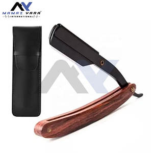 Navaja de Afeitar Recta de Alta Calidad para Hombre, Mango Metálico Elegante con Recubrimiento de Papel, Nuevas Navajas de Afeitar Desechables, Cuchilla para Afeitar la Cara - Product Image 5