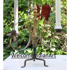 Vintage Metal Modelo 1 Portavelas Elegante Entrada Linterna & Tarro Titular - Product Image 2