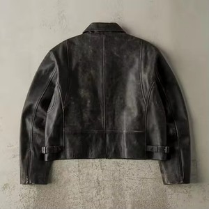 Chaqueta de Invierno para Hombre XS, Personalizable, Estilo Urbano, Cuero Vacuno y Lona, Ecológica, Transpirable, Resistente al Viento, Gran Venta - Product Image 2