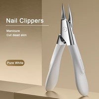1 pièce Coupe-ongles professionnels anti-éclaboussures pour ongles incarnés et paronychie, outils de pédicure et manucure, kits de correction