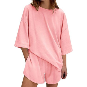 Conjunto de Shorts de Verano para Mujer 2026, Traje Corto Informal con Top Elegante, Shorts Elásticos y Cómodos para Usar en Verano - Product Image 1
