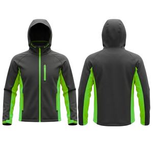 Samurai Softshell Jacket Custom Design Winter <b>Work</b> Wear Windproof Waterproof <b>Fleece</b> Lined Zip Stand Collar Hooded - Product Image 2