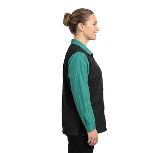 Vêtements de travail pour toilettage d'animaux - Veste de toilettage pour chien - Blouse de toilettage pour animaux avec fermeture éclair intégrale - Tablier de toilettage pour animaux à col montant - Product Image 3