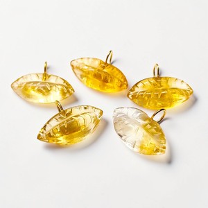 Colgante de Cristal Tallado en Forma de Labios de Citrino, con Pedrería, en Oro y Plata 925, para Fabricación de Joyería DIY, Collares y Pendientes - Product Image 6