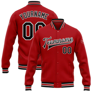 Hot Selling <b>Men's</b> Plus Size Embroidered Windproof Varsity <b>Baseball</b> <b>Jackets</b> Custom Stand Collar Autumn Coats Wholesale College - Product Image 1
