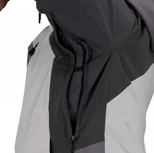 Chaqueta de Esquí Impermeable y Cortavientos al por Mayor, Diseño Personalizado, Transpirable, con Capucha de Polartec y Aislamiento de Lana, Traje de Esquí para Hombre - Product Image 2