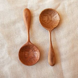 Hot Sale & High Quality <b>Round</b> Soup Spoons Korean Soup Spoon Tea Coffee Wooden Spoon Giveaways Discounted Price - Product Image 5