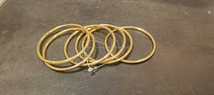 ชุดกำไลข้อมือทองเหลืองงานทำมือสร้อยข้อมือแบบเปิดปรับได้เพื่อสไตล์สุดเก๋ - Product Image 2