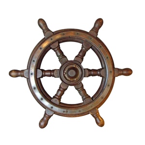 100% roue de bateau nautique faite à la main Durable meilleure qualité roue de bateau prix compétitif bateau Titanic roue de Logo personnalisé meilleur prix - Product Image 1