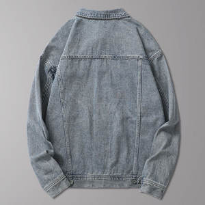 Chaqueta de Mezclilla para Hombre, Invierno, Servicio OEM, 100% Algodón, Logotipo Personalizado en la Parte Delantera, Precio al por Mayor, Superventas - Product Image 3