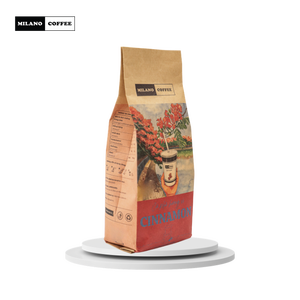 กาแฟบดคั่วกลางผสมอบเชยเวียดนาม อาราบิก้า รสขม คุณภาพสูง ขายส่ง รับผลิตแบบ OEM แบรนด์ส่วนตัว กาแฟมิลาน - Product Image 3