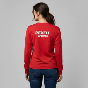 Camisetas de Manga Larga de Algodón Liso Casual de Verano para Mujer, Camisetas Deportivas Transpirables de Moda con Cuello Redondo Personalizadas - Product Image 5