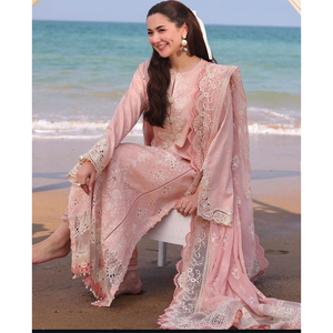 FASHIONISTA INTERNATIONAL 2026 Vestidos de Noche Florales de Satén Estilo Indio-Pakistaní para Bodas y Fiestas - Product Image 3