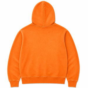 Custom Sun Fade Full Zip Hoodie Heavyweight Cotton Fleece Vintage Washed Streetwear Zip Up Hoodie - Product Image 4