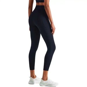 Ensembles de vêtements de sport sans couture Nanbin en gros : Soutien-gorge de sport, pantalon de yoga, tenue d'entraînement personnalisée grande taille pour femme, vêtements de sport pour la gym - Product Image 3