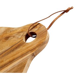Planche à découper ronde en acacia naturel - Passe au lave-vaisselle et non toxique - Product Image 4