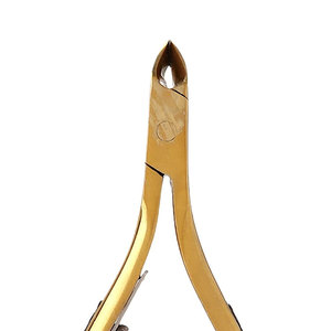 Muestra Gratuita: Set Profesional de Cortacutículas de Acero Inoxidable y Empujador de Cutículas con Cuchilla Curva para Bebés, Apertura de Mandíbula Ancha, Diseño de Lujo - Product Image 3