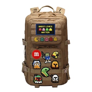 Nuevo diseño 3D bordado Flor de sarga Anime Iron-On tela mochila parches para bolsos y ropa - Product Image 4