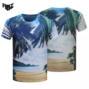 Camiseta Deportiva Sublimada para Hombre, Corte Holgado, Transpirable, 100% Tela, Personalizable, Manga Corta, Venta al Por Mayor - Product Image 1